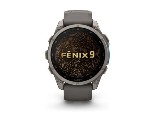 Смарт-часы Garmin Fenix 9 47mm Titanium with Pebble Gray Silicone Band (010-04762-01) фото №3