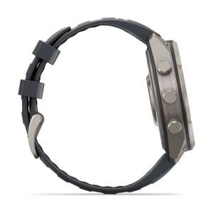 Смарт-часы Garmin Fenix 9 Pro 47mm LTE Titanium with Graphite/Black Silicone Band (010-04336-21)