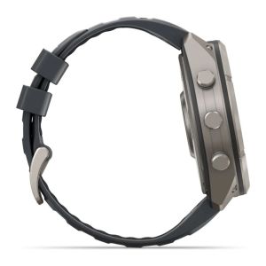 Смарт-годинник Garmin Fenix 9 Pro 51mm LTE Titanium with Graphite/Black Silicone Band (010-04337-21)