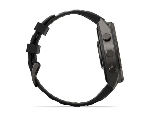 Смарт-часы Garmin Fenix 9 Pro 47mm Carbon Gray DLC Titanium with Black Silicone Band (010-04336-16) фото №3