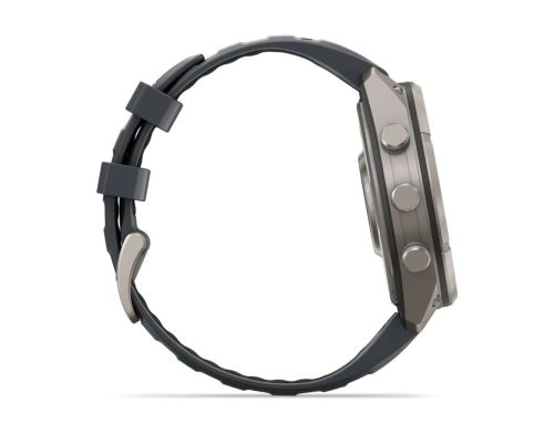 Смарт-часы Garmin Fenix 9 Pro 47mm Titanium with Graphite/Black Silicone Band (010-04336-26) фото №2