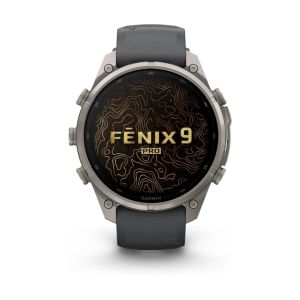 Смарт-часы Garmin Fenix 9 Pro 47mm Titanium with Graphite/Black Silicone Band (010-04336-26)