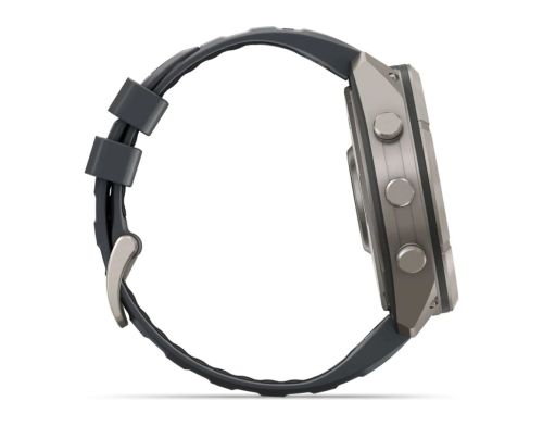 Смарт-годинник Garmin Fenix 9 Pro 51mm Titanium with Graphite/Black Silicone Band (010-04337-26) фото №2