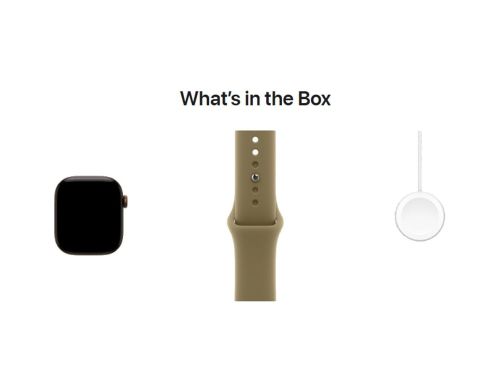 Смарт-часы Apple Watch Series 12 GPS + Cellular 42mm Dark Bronze Aluminum Case with Olive Sport Band - M/L (MJG54) фото №2