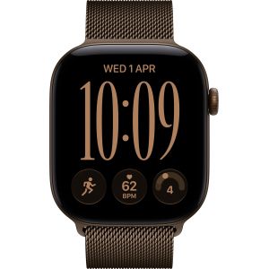 Смарт-часы Apple Watch Series 12 GPS 42mm Dark Bronze Aluminum Case with Dark Bronze Milanese Loop (MKDC4)