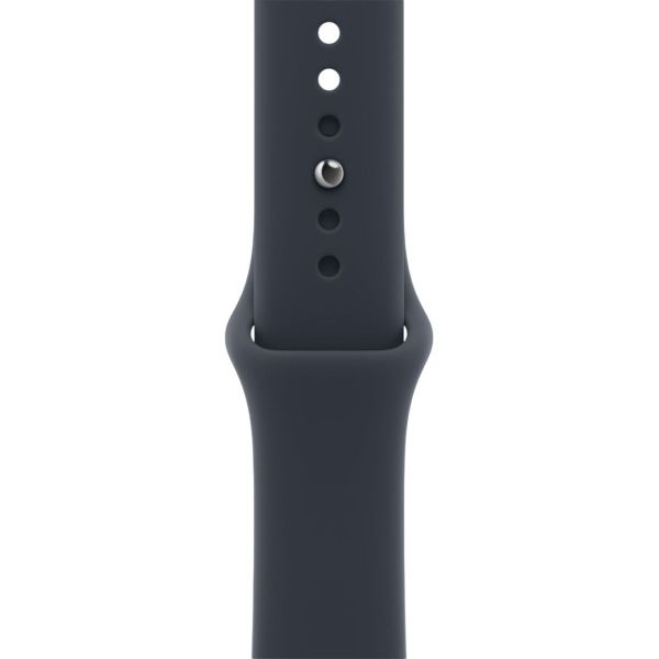Смарт-часы Apple Watch Series 12 GPS + Cellular 42mm Space Gray Aluminum Case with Navy Blue Sport Band - M/L (MJFY4) фото №2