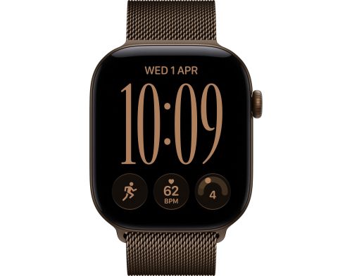 Смарт-годинник Apple Watch Series 12 GPS + Cellular 46mm Dark Bronze Aluminum Case with Dark Bronze Milanese Loop - S/M (MKDF4) фото №2