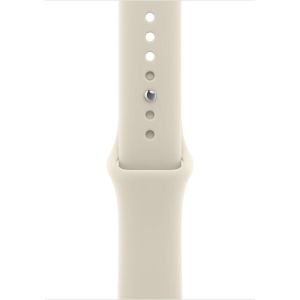 Смарт-годинник Apple Watch Series 12 GPS 46mm Light Gold Aluminum Case with Sand Sport Band - M/L (MJEP4)