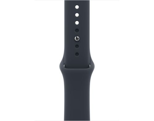 Смарт-часы Apple Watch Series 12 GPS 46mm Space Gray Aluminum Case with Navy Blue Sport Band - S/M (MJEH4) фото №3