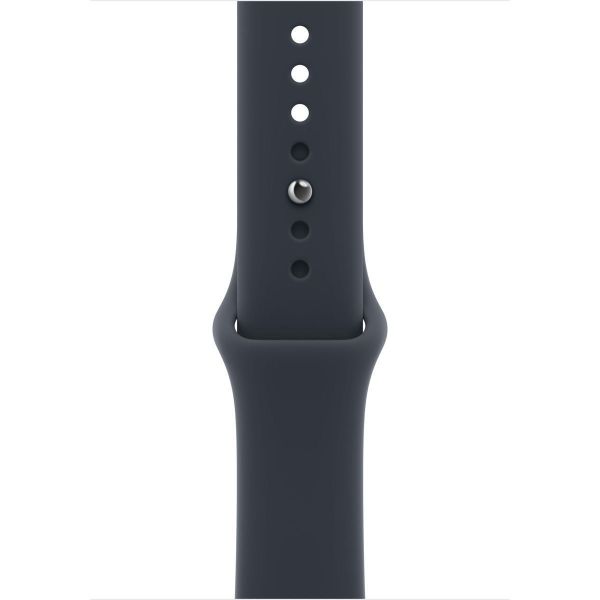 Смарт-часы Apple Watch Series 12 GPS + Cellular 46mm Space Gray Aluminum Case with Navy Blue Sport Band - S/M (MJG64) фото №2