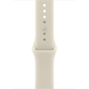 Смарт-часы Apple Watch Series 12 GPS + Cellular 46mm Pearl White Ceramic Case with Sand Sport Band - S/M (MJH14)