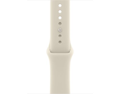 Смарт-часы Apple Watch Series 12 GPS + Cellular 46mm Pearl White Ceramic Case with Sand Sport Band - M/L (MJH24) фото №3