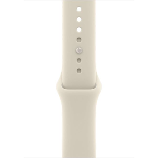 Смарт-часы Apple Watch Series 12 GPS + Cellular 46mm Pearl White Ceramic Case with Sand Sport Band - M/L (MJH24) фото №3