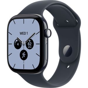 Смарт-часы Apple Watch Series 12 GPS + Cellular 46mm Night Blue Ceramic Case with Navy Blue Sport Band - M/L (MJH44)