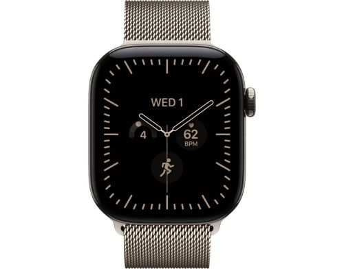 Смарт-часы Apple Watch Series 12 GPS + Cellular 42mm Natural Titanium Case with Natural Milanese Loop (MJGH4) фото №2