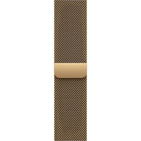 Смарт-годинник Apple Watch Series 12 GPS + Cellular 42mm Radiant Gold Titanium Case with Radiant Gold Milanese Loop (MJGL4) фото №3