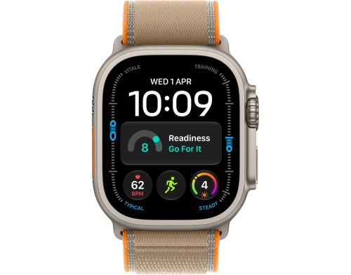 Смарт-годинник Apple Watch Ultra 4 GPS + Cellular 49mm Natural Titanium Case with Sand Trail Loop - M/L (MJAQ4) фото №3