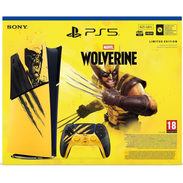 Игровая консоль Sony PlayStation 5 Slim Digital Edition Marvel's Wolverine Limited (1000056882) фото №2