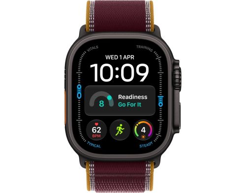 Смарт-часы Apple Watch Ultra 4 GPS + Cellular 49mm Black Titanium Case with Burgundy Trail Loop - M/L (MJC44) фото №3