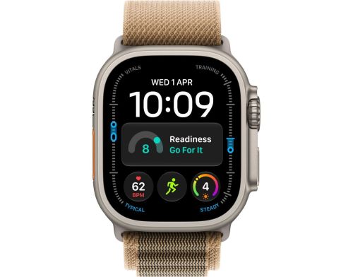 Смарт-часы Apple Watch Ultra 4 GPS + Cellular 49mm Natural Titanium Case with Desert Alpine Loop - Small (MJAE4) фото №2