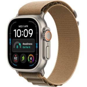 Смарт-часы Apple Watch Ultra 4 GPS + Cellular 49mm Natural Titanium Case with Desert Alpine Loop - Medium (MJAF4)