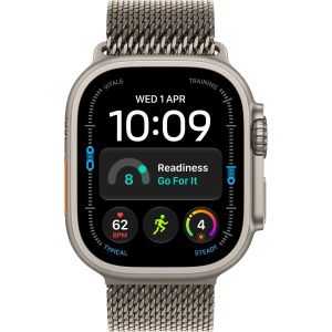 Смарт-часы Apple Watch Ultra 4 GPS + Cellular 49mm Natural Titanium Case with Natural Titanium Milanese Loop - Large (MJAA4)