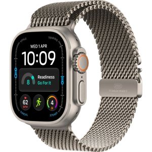 Смарт-часы Apple Watch Ultra 4 GPS + Cellular 49mm Natural Titanium Case with Natural Titanium Milanese Loop - Large (MJAA4)