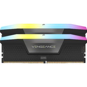 Оперативна пам'ять Corsair 32 GB (2x16GB) DDR5 6000 MHz Vengeance RGB Black (CMH32GX5M2B6000C38)