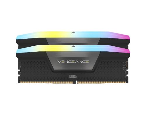 Оперативна пам'ять Corsair 32 GB (2x16GB) DDR5 6000 MHz Vengeance RGB Black (CMH32GX5M2B6000C38) фото №2