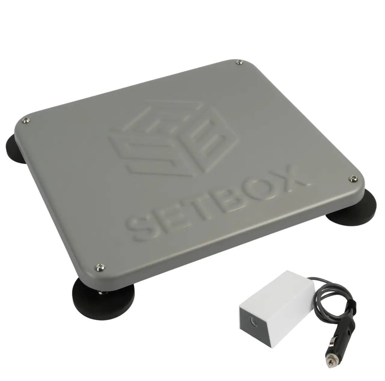 Корпус для Starlink Mini на авто + адаптер питания 12V серый