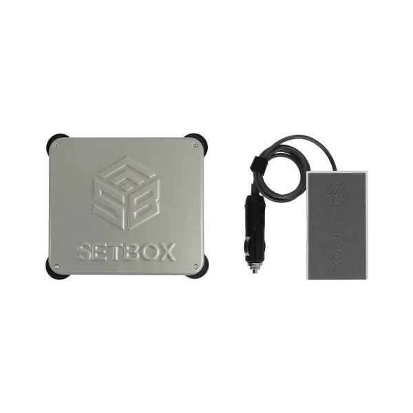 Корпус для Starlink Mini на авто +  адаптер питания 12V серый фото №2