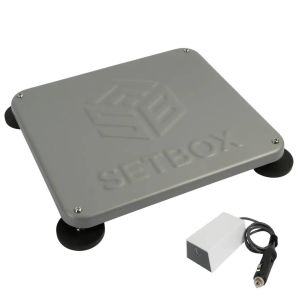 Корпус для Starlink Mini на авто +  адаптер живлення 12V сірий