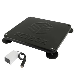 Корпус для Starlink Mini на авто +  адаптер живлення 12V чорний