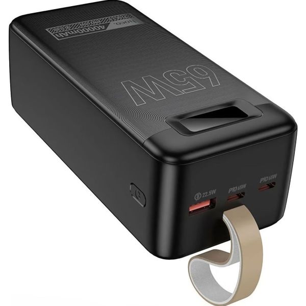 Павербанк Hoco DB82 Aquila PD65W fully compatible 40 000mAh Black фото №2