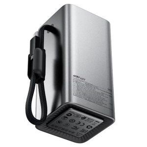 Павербанк ACEFAST M33 100W fast charging power bank with cable and TFT display 20 000 mAh Grey