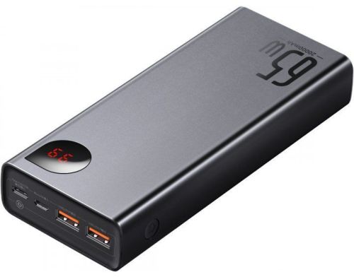 Baseus Adaman Metal Digital Display Quick Charge Power Bank 65W 20000mAh Black (PPIMDA-D01, PPADM-65S) фото №2