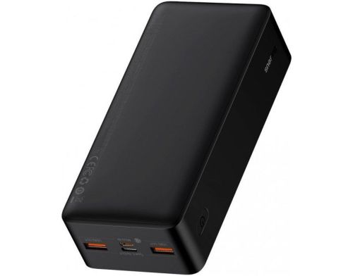 Павербанк Baseus Bipow Digital Display Powerbank 20W 30000mAh Black (PPDML-N01, PPBD050401) фото №2