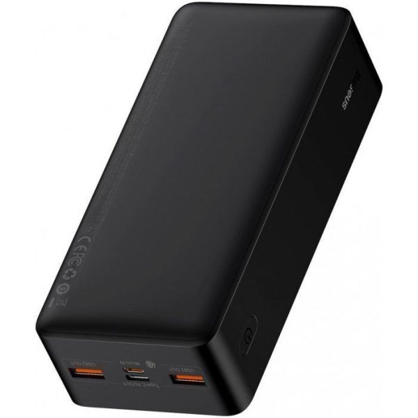 Павербанк Baseus Bipow Digital Display Powerbank 20W 30000mAh Black (PPDML-N01, PPBD050401) фото №2