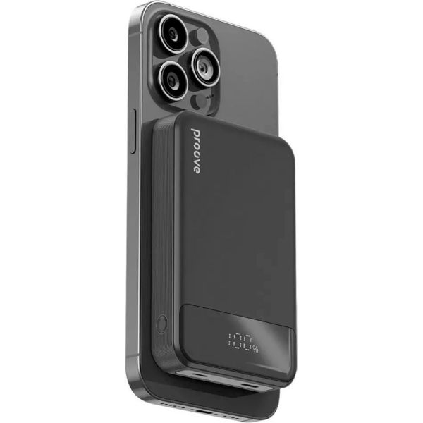 Павербанк Proove Hoodman Magnetic 20W 10000mAh Black (PBH120010001) фото №3