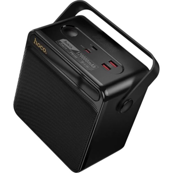 Павербанк Hoco DB101 Zeus 22.5W fully compatible power bank 120 000mAh  Black (6942007676625) фото №2