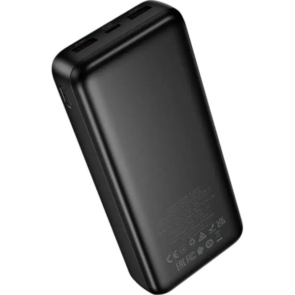 Павербанк Hoco DB130 Tridentis PD30W fully compatible power bank 20 000mAh Black (6942007677820) фото №2