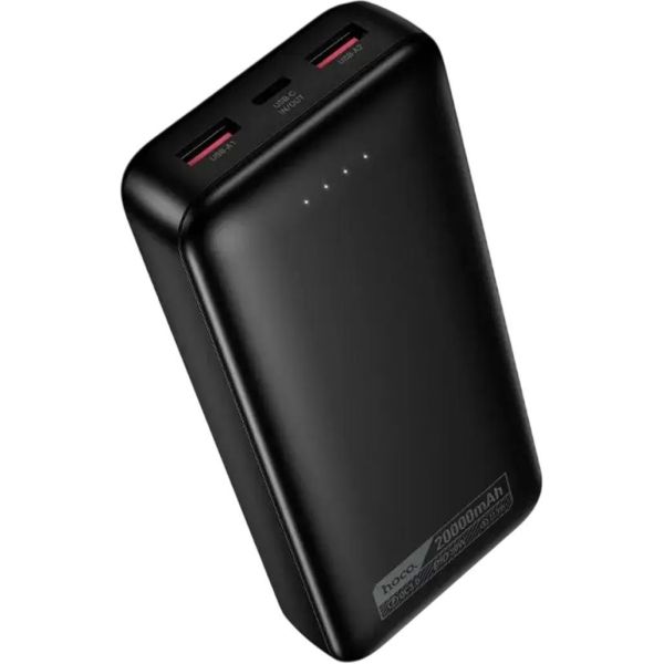 Павербанк Hoco DB130 Tridentis PD30W fully compatible power bank 20 000mAh Black (6942007677820) фото №3