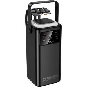 Павербанк Hoco EJ65A High 22.5W+PD20W+four-cables power bank 50 000mAh Black (6942007656993)