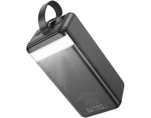 Павербанк Hoco J123C Element 22.5W+PD20W fully compatible with LCD and LED-lamp 60 000mAh Black (6942007612098) фото №2