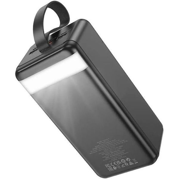 Павербанк Hoco J123C Element 22.5W+PD20W fully compatible with LCD and LED-lamp 60 000mAh Black (6942007612098) фото №2