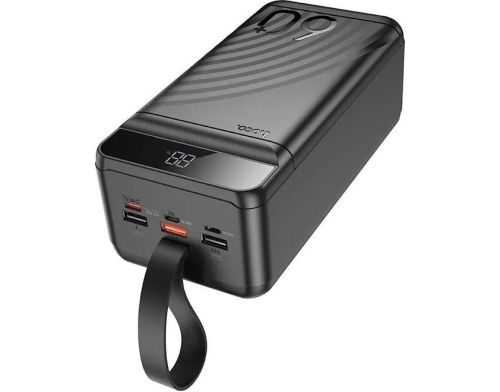 Павербанк Hoco J123C Element 22.5W+PD20W fully compatible with LCD and LED-lamp 60 000mAh Black (6942007612098) фото №3