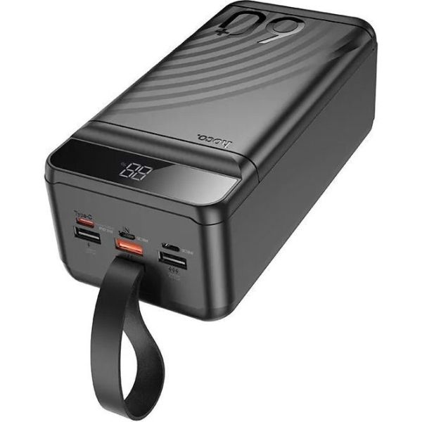 Павербанк Hoco J123C Element 22.5W+PD20W fully compatible with LCD and LED-lamp 60 000mAh Black (6942007612098) фото №3