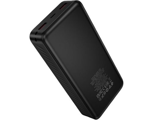 Павербанк Hoco J154A Victorious 22.5W+PD20W fully compatible power bank 20000mAh Black (6942007660761) фото №2
