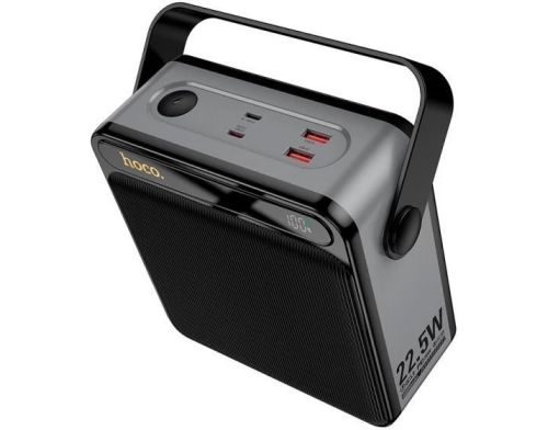 Павербанк Hoco J161 Power 22.5W+PD20W fully compatible power bank with lighting 80 000mAh Black (6942007663625) фото №3