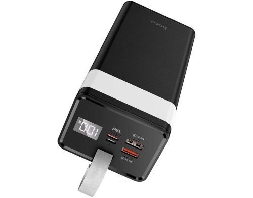 Павербанк Hoco J86 Powermaster fully compatible PD20W/QC/LCD/Lamp 40 000mAh Black (6931474759214) фото №2
